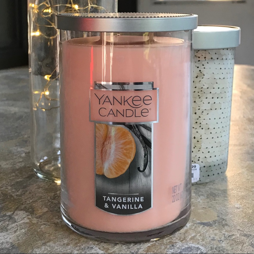 Yankee Candle Tangerine & Vanilla Lg Tumbler, New